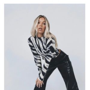 NWOT Cropped Tie-Dye Knit